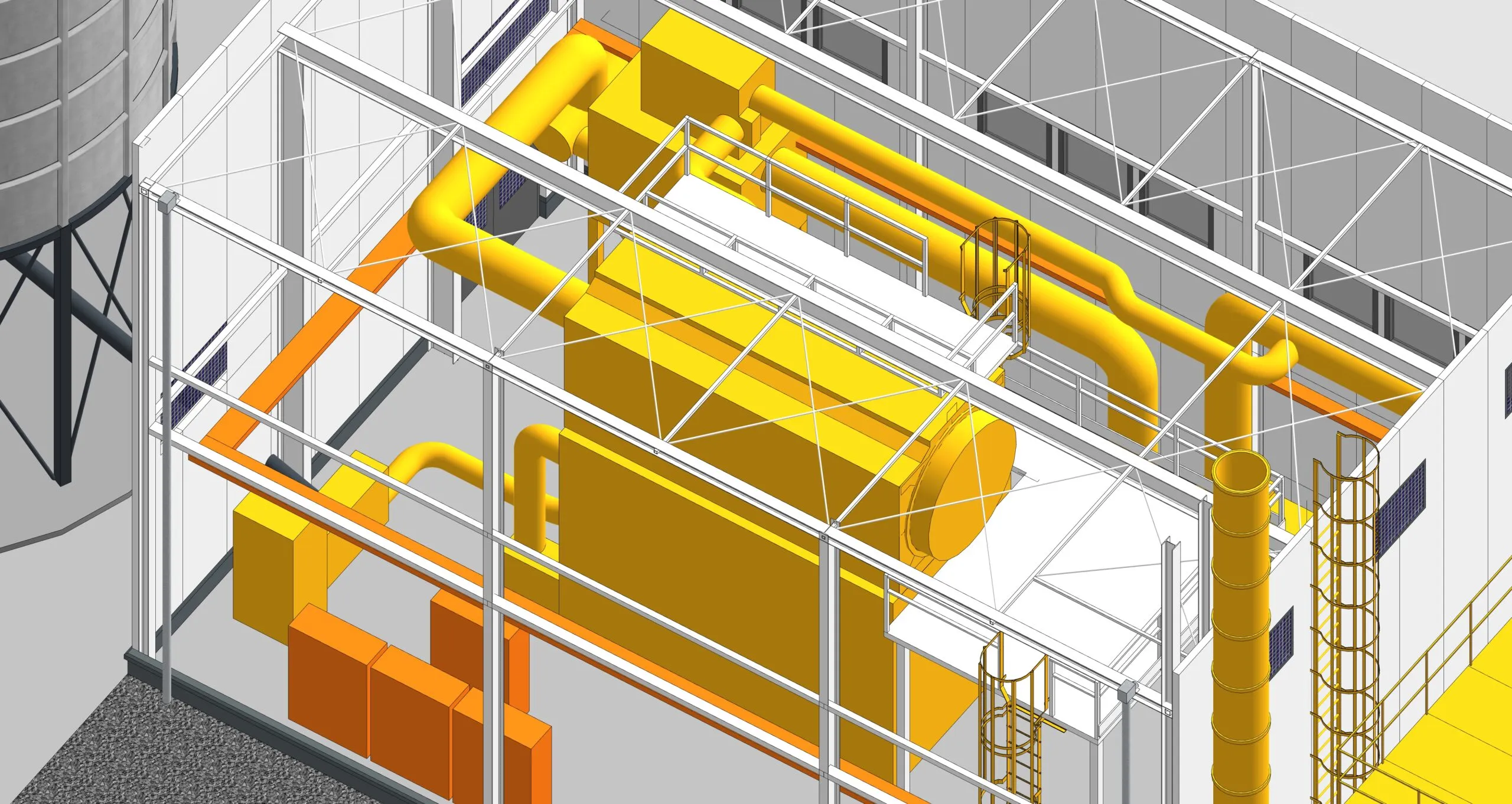 Festbrennstoff-Biomasse-Kesselhaus - Image 3