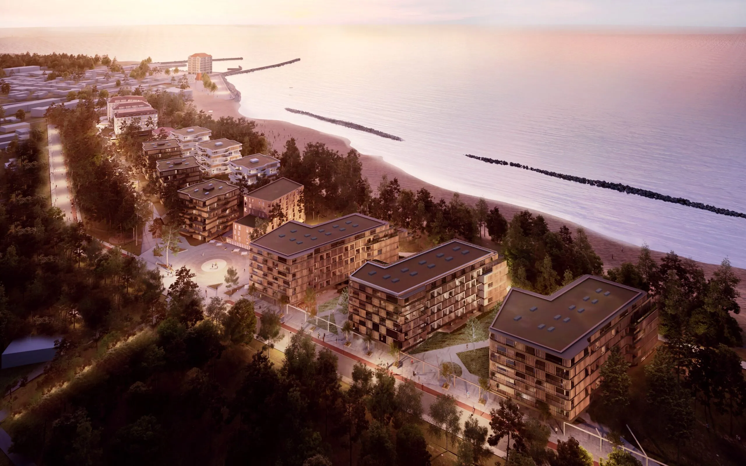 Masterplan der Wohnanlage in Darłowo - Image 7